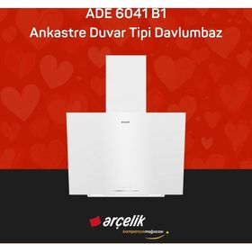 Arçelik ADE 6041 B1 Ankastre Duvar Tipi Davlumbaz