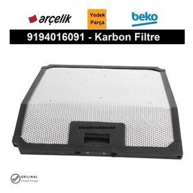 Arçelik Adt 906 S Davlumbaz Aspiratör Karbon Filtre