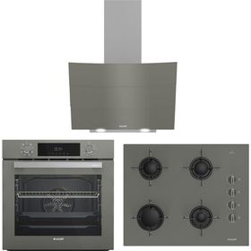 Arçelik AFC 340 G- OCD T 651 EG - P 14 YEG Gri 3'lü Ankastre Set