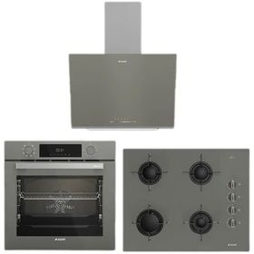 Arçelik AFC 341 G - OCD T 651 EG - ADE 606-2 G Gri 3'lü Ankastre Set