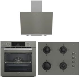 Arçelik AFC 342 G - OCD T 651 EG - ADE 606-2 G Gri 3'lü Ankastre Set