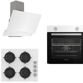 Arçelik AFM 130 B - D064 - CS206 Beyaz 3'lü Ankastre Set