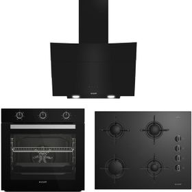Arçelik AFM 230 S - OCDT 651 ES - P 12 YES Siyah 3'lü Ankastre Set