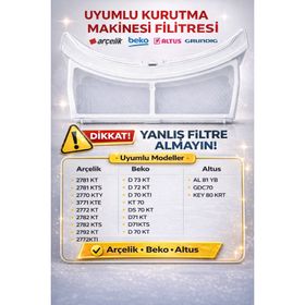 Arçelik / Beko Çamaşır Kurutma Makinesi Filtresi