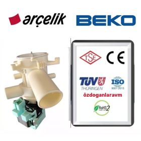 Arçelik Beko Çamaşır Makinesi Su Boşaltma Pompa Motoru