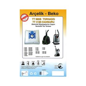 Arçelik - Beko Orbital S 6880 Uyumlu Süpürge Bez 5 Adet Toz Torbası