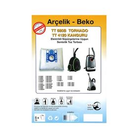 Arçelik - Beko Orbital S 6880 Uyumlu Süpürge Bez 5 Adet Toz Torbası