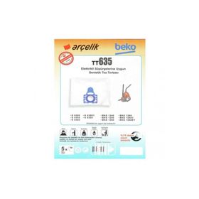 Arçelik - Beko S6300 6350 6355 6355YP 6360 6380Y Süpürge 10 Adet Toz Torbası