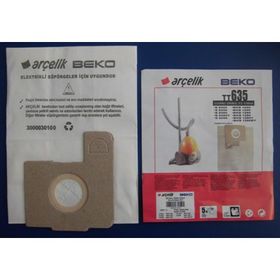 Arçelik - Beko S6300 6350 6355 6355YP 6360 6380Y Süpürge 10 Adet Toz Torbası