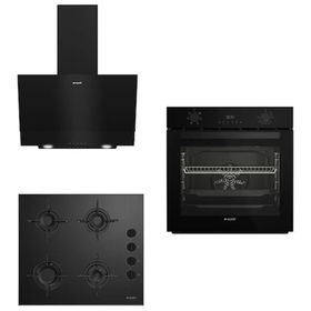 Arçelik Black Star AFC330 S - OCD 601 ES - ADE605S Siyah 3'lü Ankastre Set