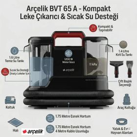 Arçelik BVT 65 A Halı ve Koltuk Yıkama Makinesi