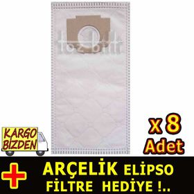 Arçelik Elipso Süpürge Toz Torbası