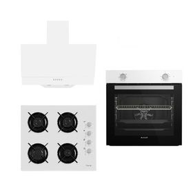 Arçelik - Ferre AFM 130B - B 2140 CE - D004 Beyaz 3'lü Ankastre Set