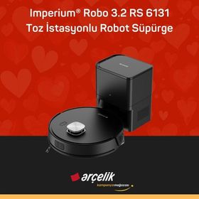 Arçelik Imperium Robo 3.2 RS 6131 Toz İstasyonlu Robot Süpürge