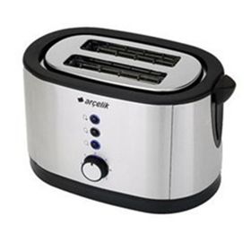 Arçelik K2461 800 W 7 Programlı 2 Dilim Hazneli Ekmek Kızartma Makinesi Gümüş