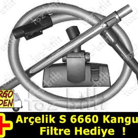 Arçelik Kanguru S 6660 Emici Başlık Teleskopik Boru Süpürge Hortumu