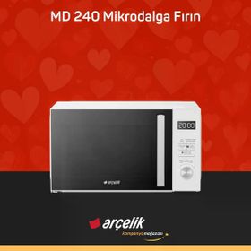 Arçelik MD 240 Beyaz Mikrodalga Fırın