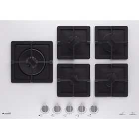 Arçelik Ocd K 752-2 Dwkyb Wok Gözlü Beyaz Cam Ankastre Ocak
