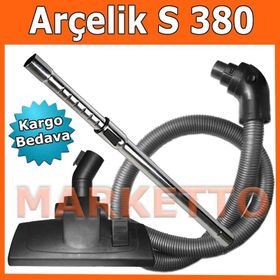 Arçelik S 370 - 380 Emici Başlık Teleskopik Boru Hortum Seti