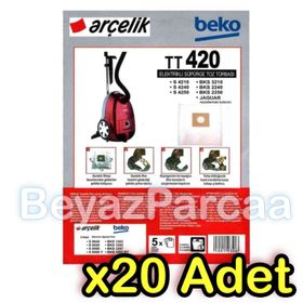 Arçelik S 4016 20 Adet Toz Torbası + Filtre Hediyeli