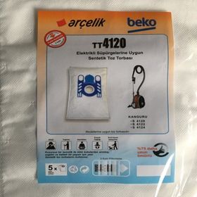 Arçelik S 4120 - 4122 - 4124 Kanguru Bez 20 Adet Toz Torbası