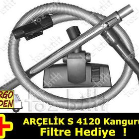 Arçelik S 4120 Kanguru Emici Başlık, Teleskopik Boru, Hortum Seti