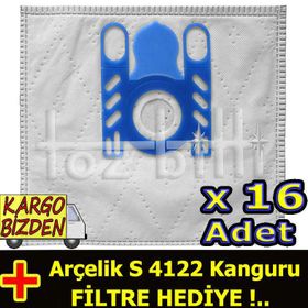 Arçelik S 4122 Kanguru Süpürge Torbası