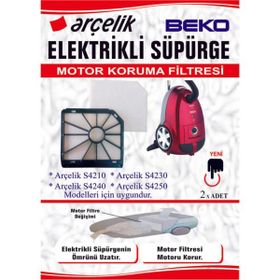 Arçelik S 4210 4230 4240 4250 Süpürge Motor Koruma Filtresi 22'li