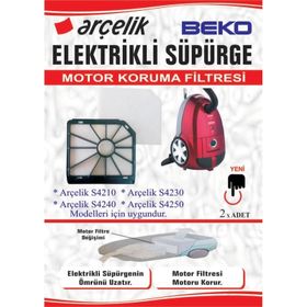 Arçelik S 4210 4230 4240 4250 Süpürge Motor Koruma Filtresi 22'li