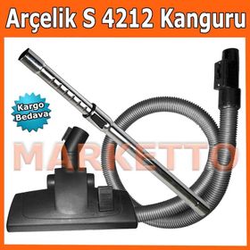 Arçelik S 4212 Emici Yer Başlığı Teleskopik Boru Süpürge Hortumu