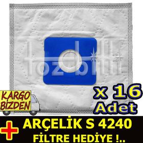 Arçelik S 4240 Bez Süpürge Torbası