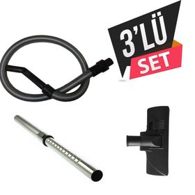 Arçelik S 4240 Green Power Elektrikli Süpürge Çelik Telli Hortumu Emici Başlık Teleskopik Boru