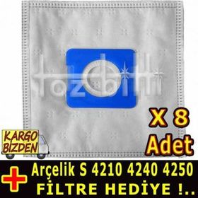 Arçelik S 4250 Adet Süpürge Torbası