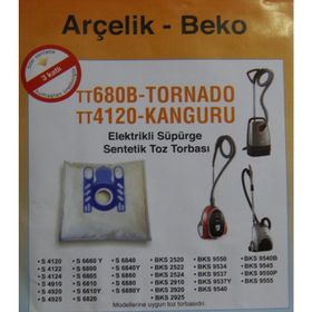 Arçelik S 4910 Tornado 5 Adet Toz Torbası