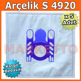 Arçelik S 4920 5 Adet Toz Torbası