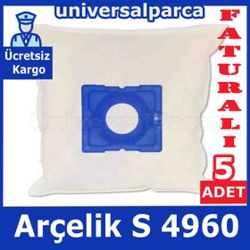 Arçelik S 4960 5 Adet Toz Torbası