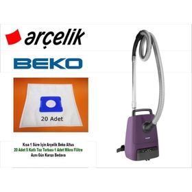 Arçelik S 4962 20 Adet Süpürge Torbası