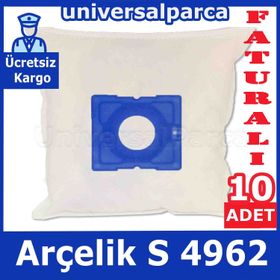 Arçelik S 4962 Süpürge Bez Orjinal 10 Adet Toz Torbası