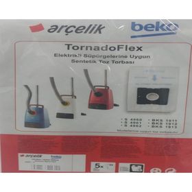 Arçelik S 4964 TornadoFlex 5 Adet Süpürge Toz Torbası