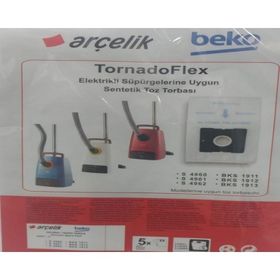 Arçelik S 4964 TornadoFlex 5 Adet Süpürge Toz Torbası