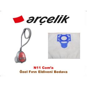 Arçelik S 6255 C Bez 25 Adet Süpürge Torbası