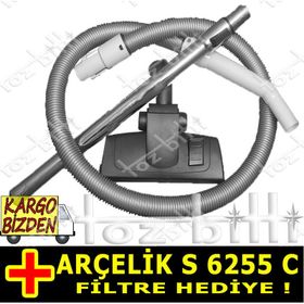 Arçelik S 6255 C Emici Başlık Teleskopik Boru Hortum Seti