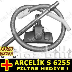 Arçelik S 6255 Emici Başlık Teleskopik Boru Hortum Seti