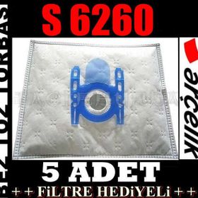 Arçelik S 6260 10 lu Süpürge Toz Torbası