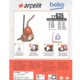 Arçelik S 6300 5 Adet Toz Torbası