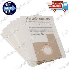 Arçelik S 6355 20 Adet Süpürge Torbası