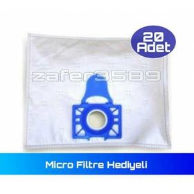 Arçelik S 6355 20 Adet Toz Torbası + Filtre Hediyeli