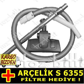 Arçelik S 6355 Emici Başlık Teleskopik Boru Hortum Seti