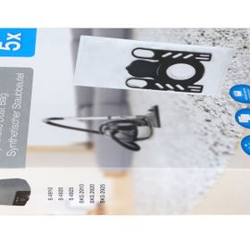 Arçelik S 6355 YP Bez Bez Kumaş 20 Adet Toz Torbası + Hediyeli Toz Torbası