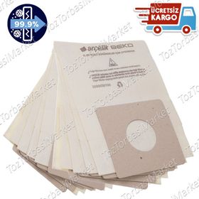 Arçelik S 6640 10 Adet Süpürge Torbası